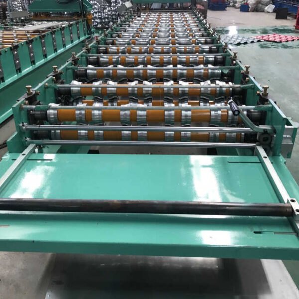 Automatic Single Layer Tile Roof Sheet Glazed Metal Roof Tile Press Making Machine No reviews yet - Image 3
