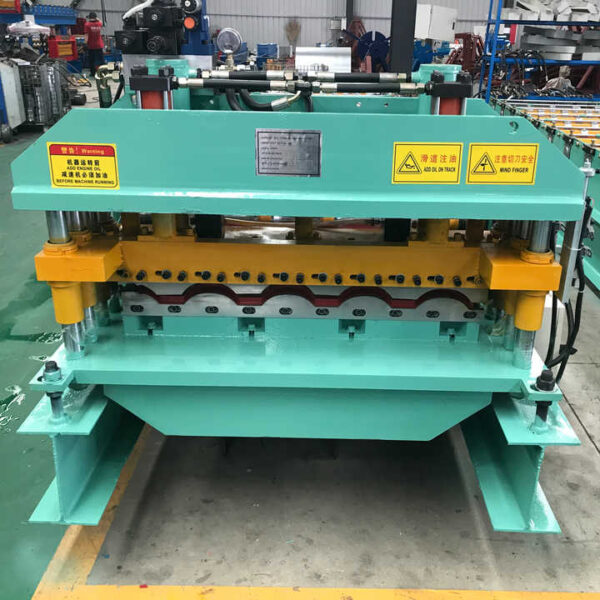 Automatic Single Layer Tile Roof Sheet Glazed Metal Roof Tile Press Making Machine No reviews yet - Image 2