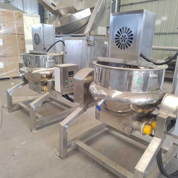 200L Industrial Sugar Jacketed Kettle Mixer Food Fruit Jam Vacuum Cooking Pot Machine Supports Various Models