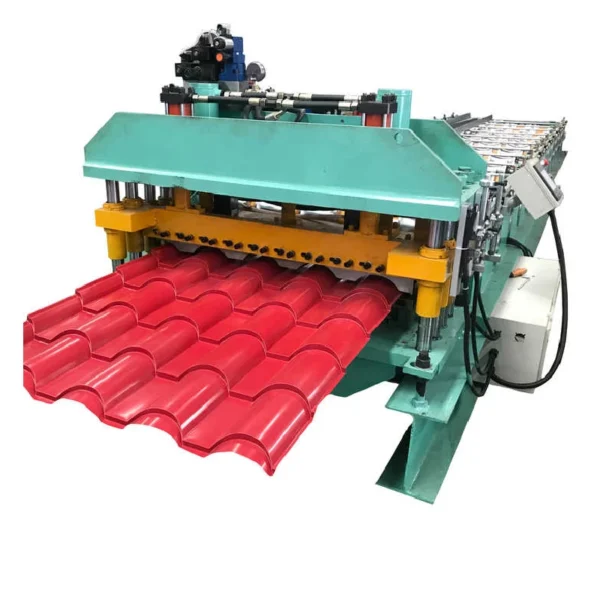 Automatic Single Layer Tile Roof Sheet Glazed Metal Roof Tile Press Making Machine No reviews yet