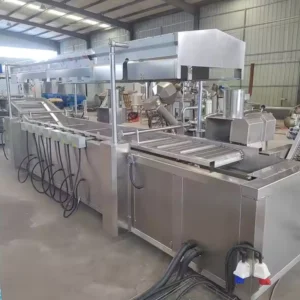 Industrial Steam Vegetable Blanching Machine Carrot Cabbage Continous Blanching Mushroom Heating and Cooling Machine